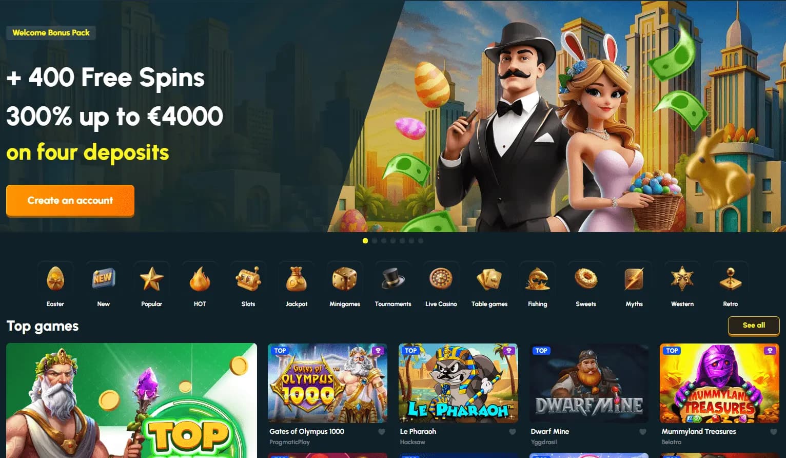 Richville en ligne du casino bonus gratuits